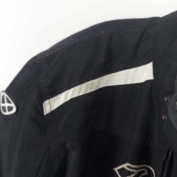 IXON  MOTORCYCLE  BLACK JACKET SIZE MEDIUM AS IS - Picture 6 of 16
